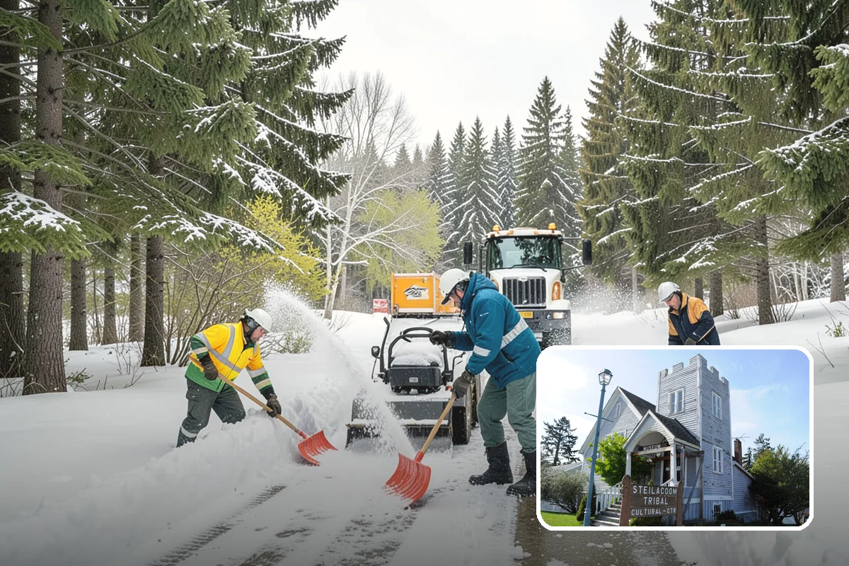 Gated Community Snow Removal in Steilacoom, Pierce County, WA - Keeps controlled entry gates operable in the cold
