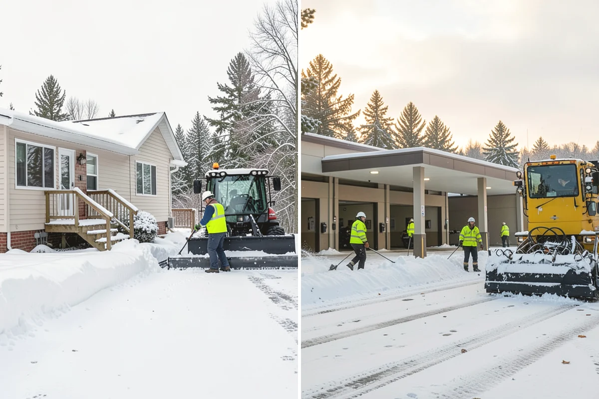 Gated Community Snow Removal in Steilacoom, Pierce County, WA - We coordinate gate access and priorities with the HOA