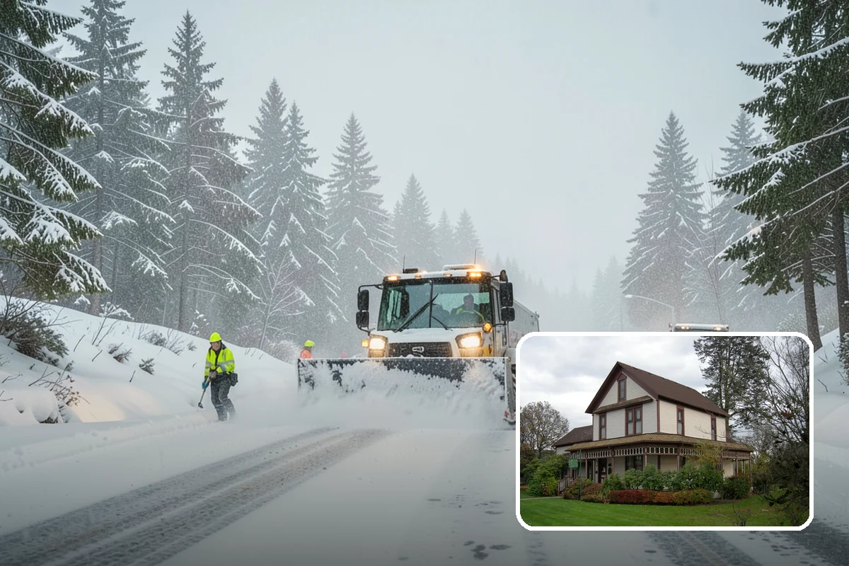 Gated Community Snow Removal in Sumner, Pierce County, WA - Keeps controlled entry gates operable in the cold