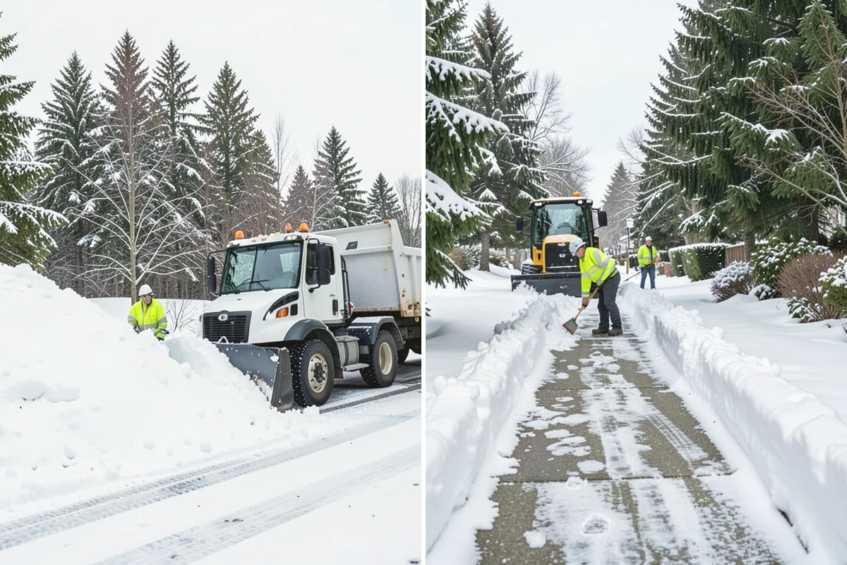 Gated Community Snow Removal in Tukwila, King County, WA - We coordinate gate access and priorities with the HOA