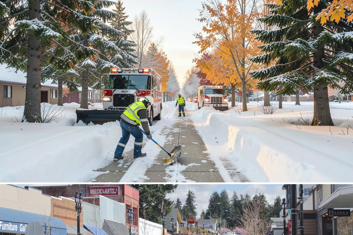 Generator Access Clearing in Bothell, King County, WA - Kept clear throughout every winter storm event when outage risk peaks from November through March.