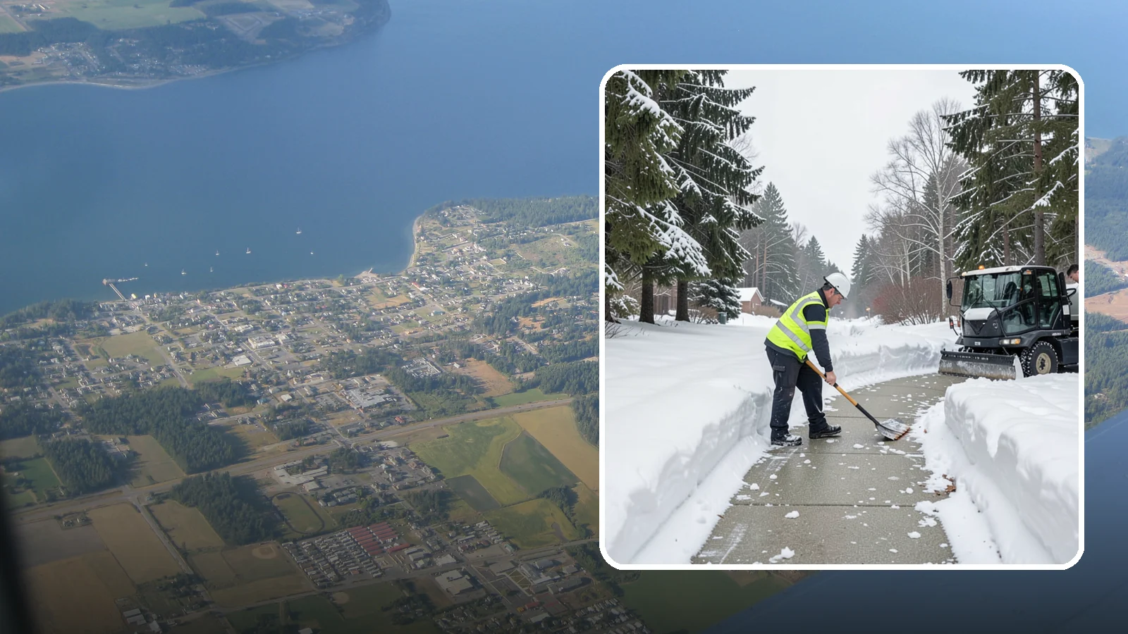 Generator Access Clearing in Coupeville, Island County, WA - We clear snow and ice from around backup generators and their controls so they stay serviceable during Western Washington outages.