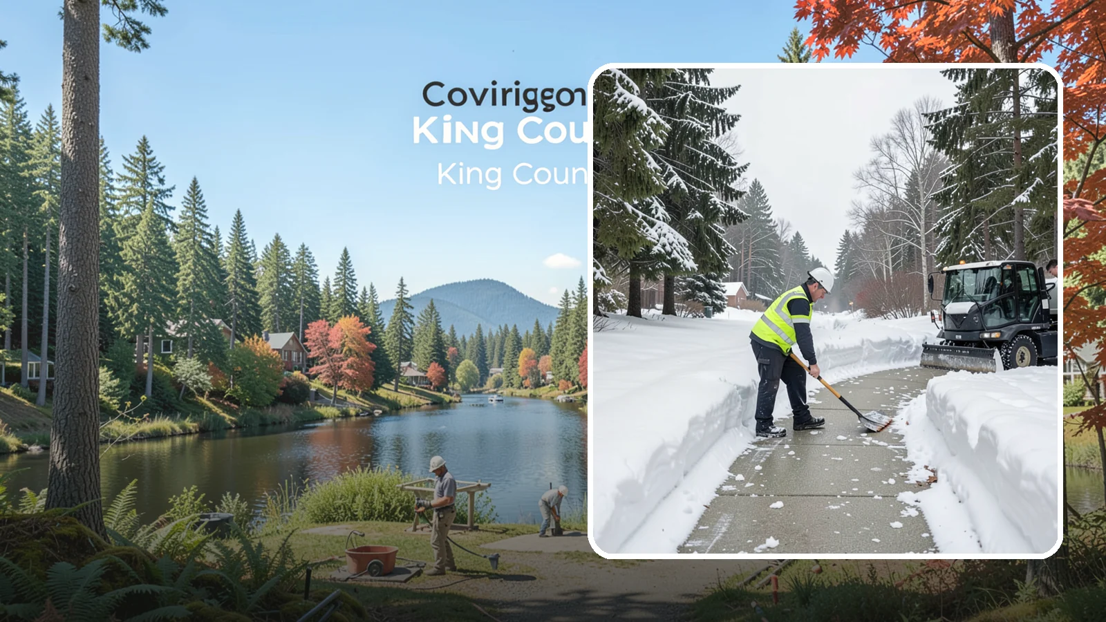 Generator Access Clearing in Covington, King County, WA - We clear snow and ice from around backup generators and their controls so they stay serviceable during Western Washington outages.