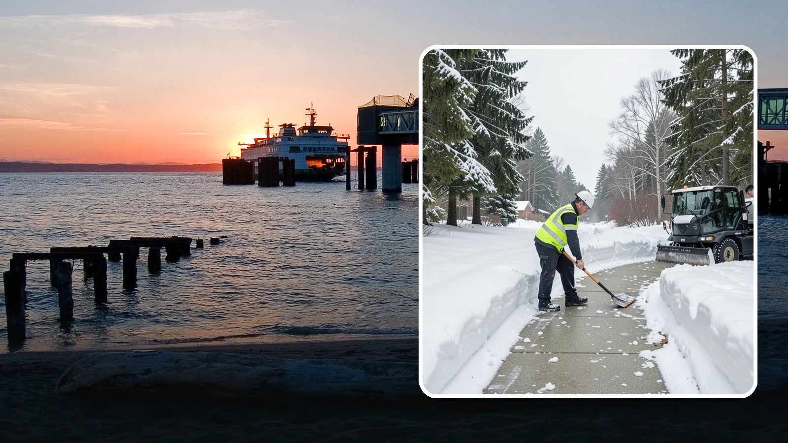 Generator Access Clearing in Edmonds, Snohomish County, WA - We clear snow and ice from around backup generators and their controls so they stay serviceable during Western Washington outages.