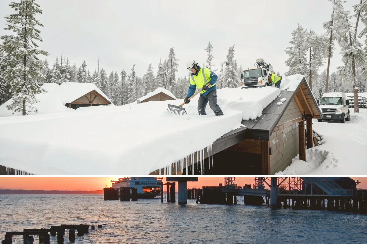 Generator Access Clearing in Edmonds, Snohomish County, WA - Kept clear throughout every winter storm event when outage risk peaks from November through March.