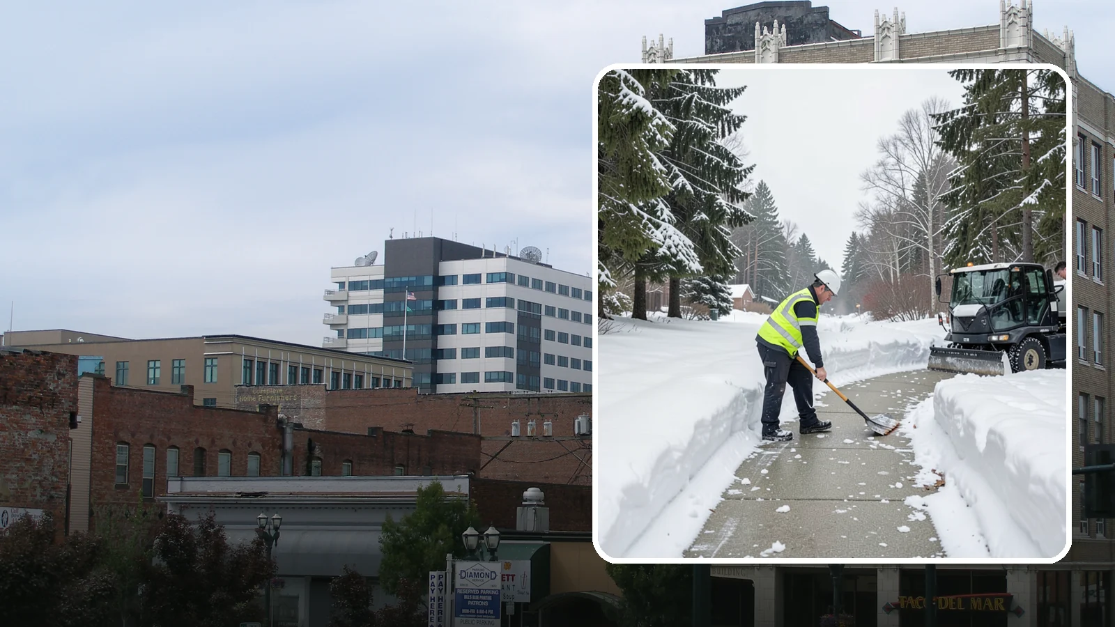 Generator Access Clearing in Everett, Snohomish County, WA - We clear snow and ice from around backup generators and their controls so they stay serviceable during Western Washington outages.