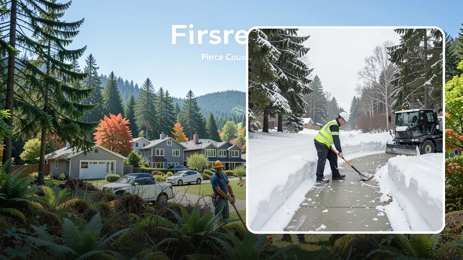Generator Access Clearing in Fircrest, Pierce County, WA - We clear snow and ice from around backup generators and their controls so they stay serviceable during Western Washington outages.