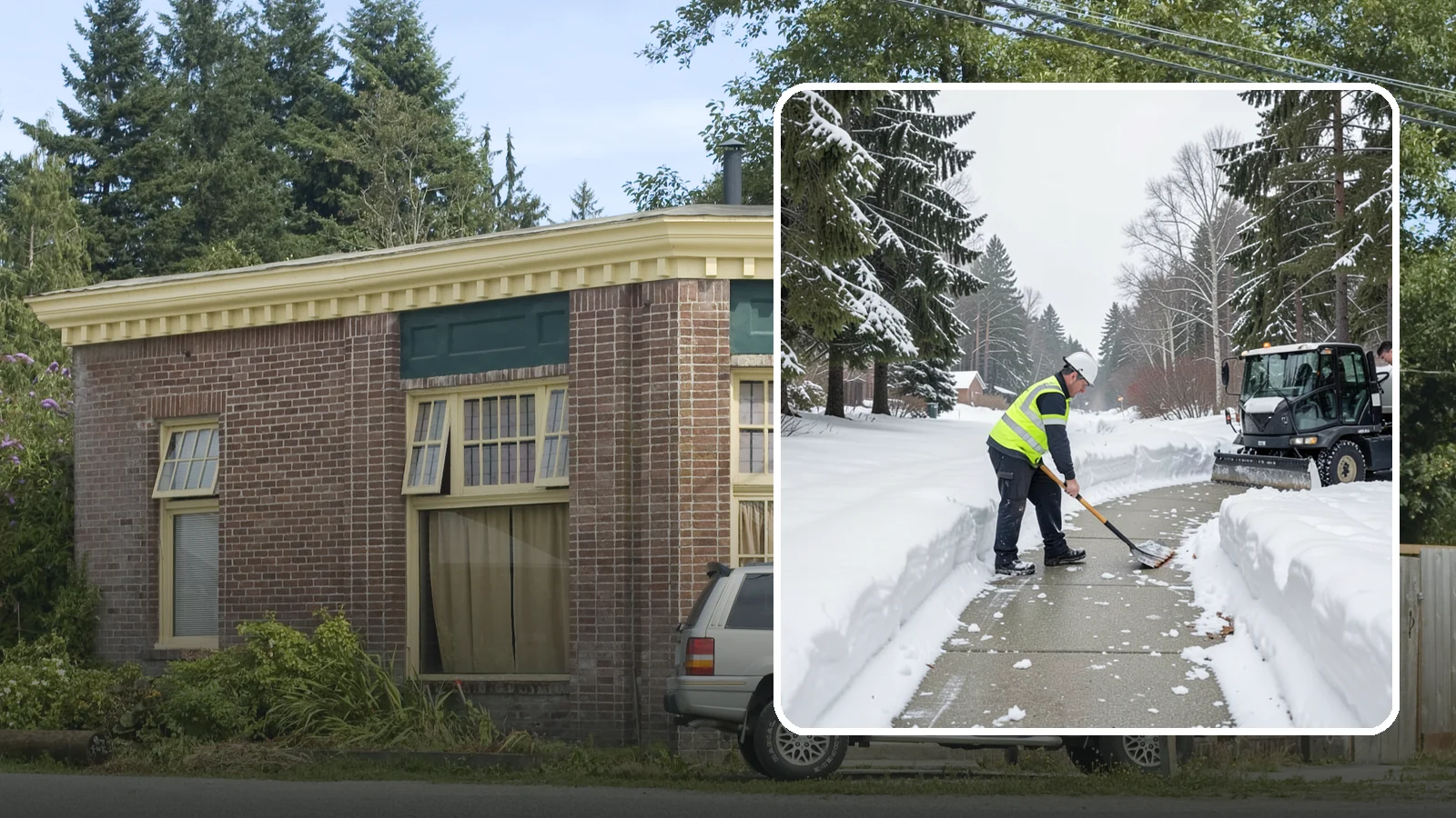 Generator Access Clearing in Hamilton, Skagit County, WA - We clear snow and ice from around backup generators and their controls so they stay serviceable during Western Washington outages.