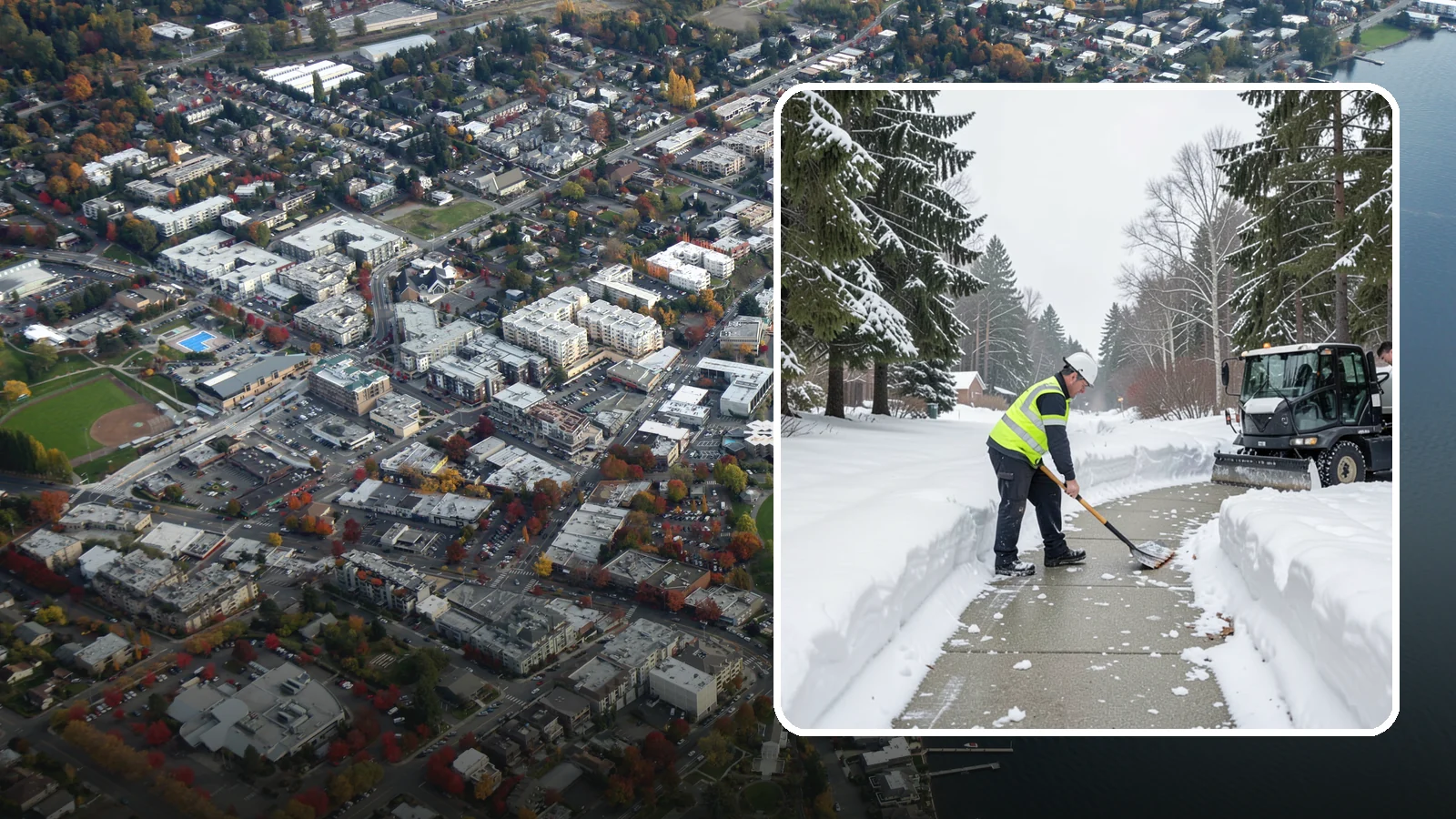 Generator Access Clearing in Kirkland, King County, WA - We clear snow and ice from around backup generators and their controls so they stay serviceable during Western Washington outages.