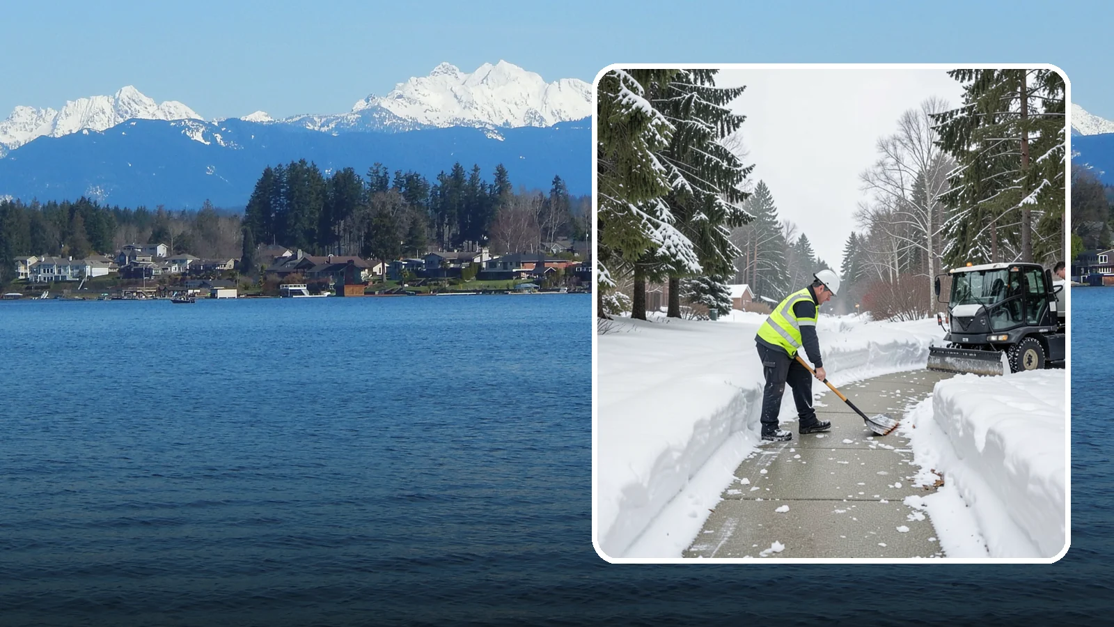Generator Access Clearing in Lake Stevens, Snohomish County, WA - We clear snow and ice from around backup generators and their controls so they stay serviceable during Western Washington outages.