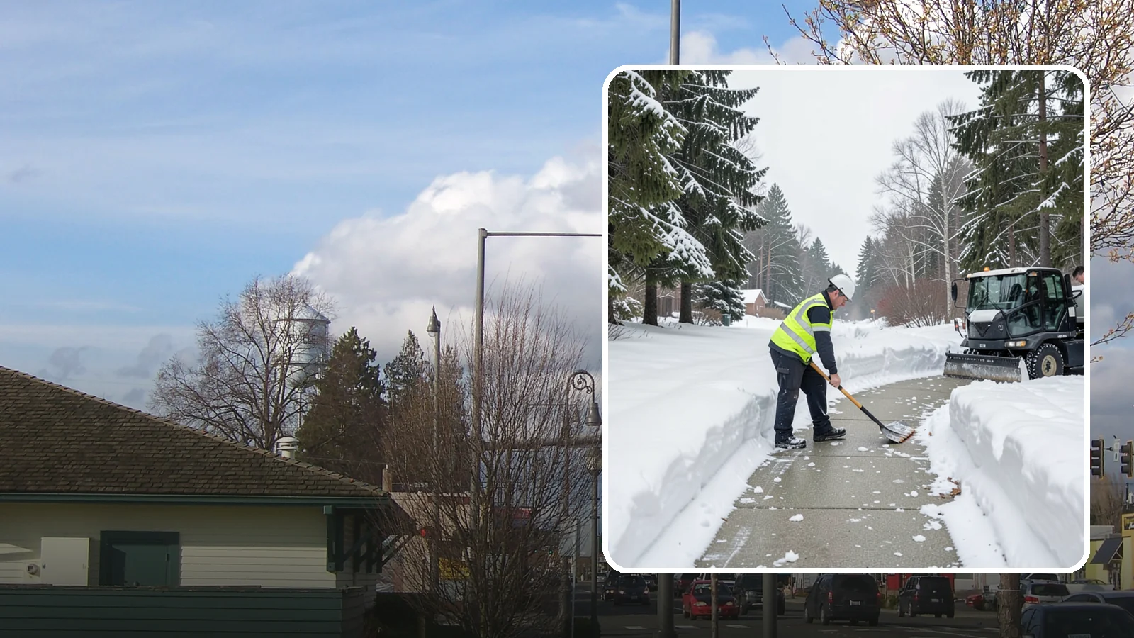 Generator Access Clearing in Marysville, Snohomish County, WA - We clear snow and ice from around backup generators and their controls so they stay serviceable during Western Washington outages.