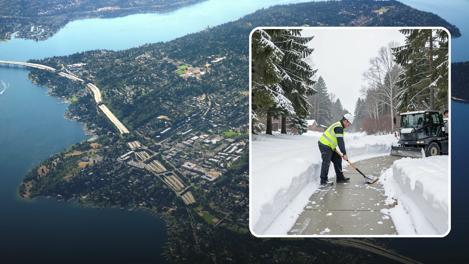 Generator Access Clearing in Mercer Island, King County, WA - We clear snow and ice from around backup generators and their controls so they stay serviceable during Western Washington outages.