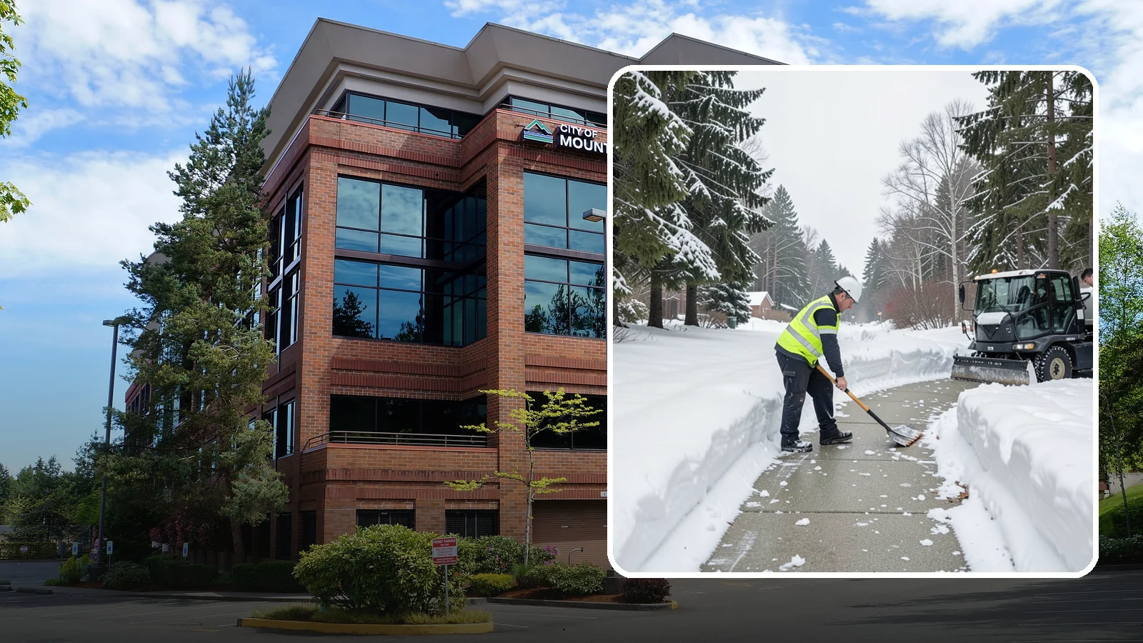 Generator Access Clearing in Mountlake Terrace, Snohomish County, WA - We clear snow and ice from around backup generators and their controls so they stay serviceable during Western Washington outages.