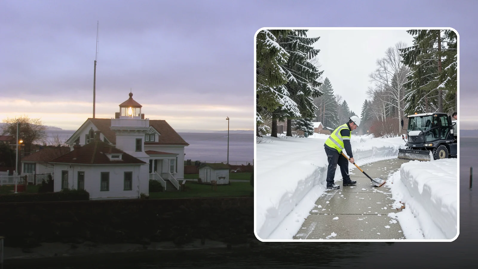 Generator Access Clearing in Mukilteo, Snohomish County, WA - We clear snow and ice from around backup generators and their controls so they stay serviceable during Western Washington outages.