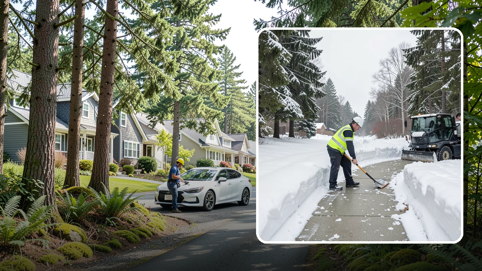 Generator Access Clearing in Normandy Park, King County, WA - We clear snow and ice from around backup generators and their controls so they stay serviceable during Western Washington outages.