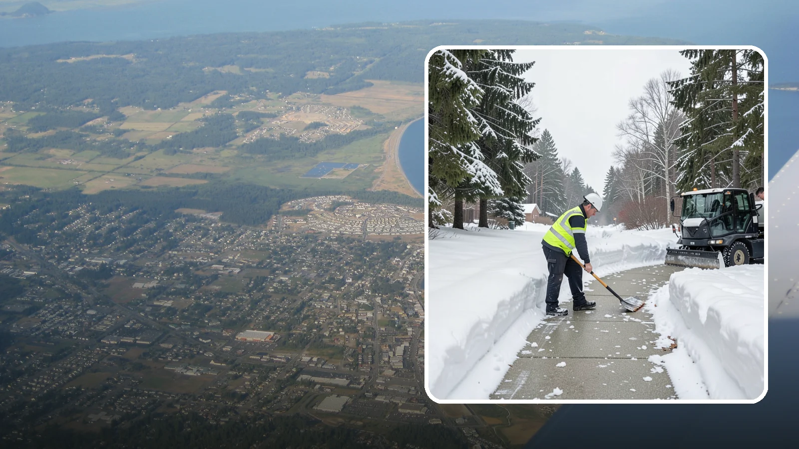 Generator Access Clearing in Oak Harbor, Island County, WA - We clear snow and ice from around backup generators and their controls so they stay serviceable during Western Washington outages.