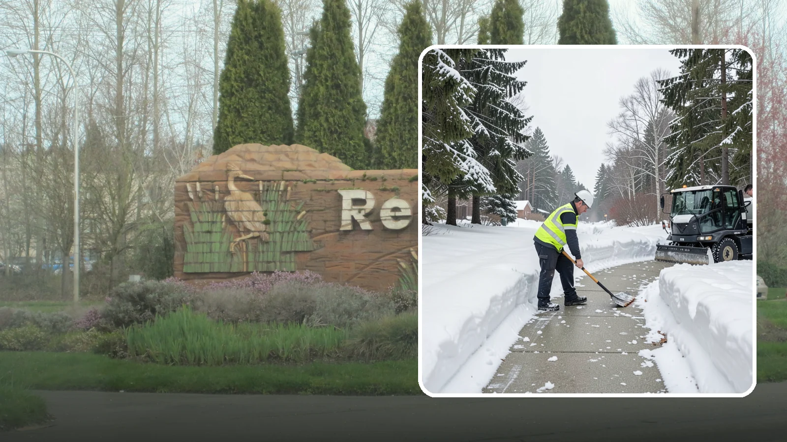 Generator Access Clearing in Renton, King County, WA - We clear snow and ice from around backup generators and their controls so they stay serviceable during Western Washington outages.