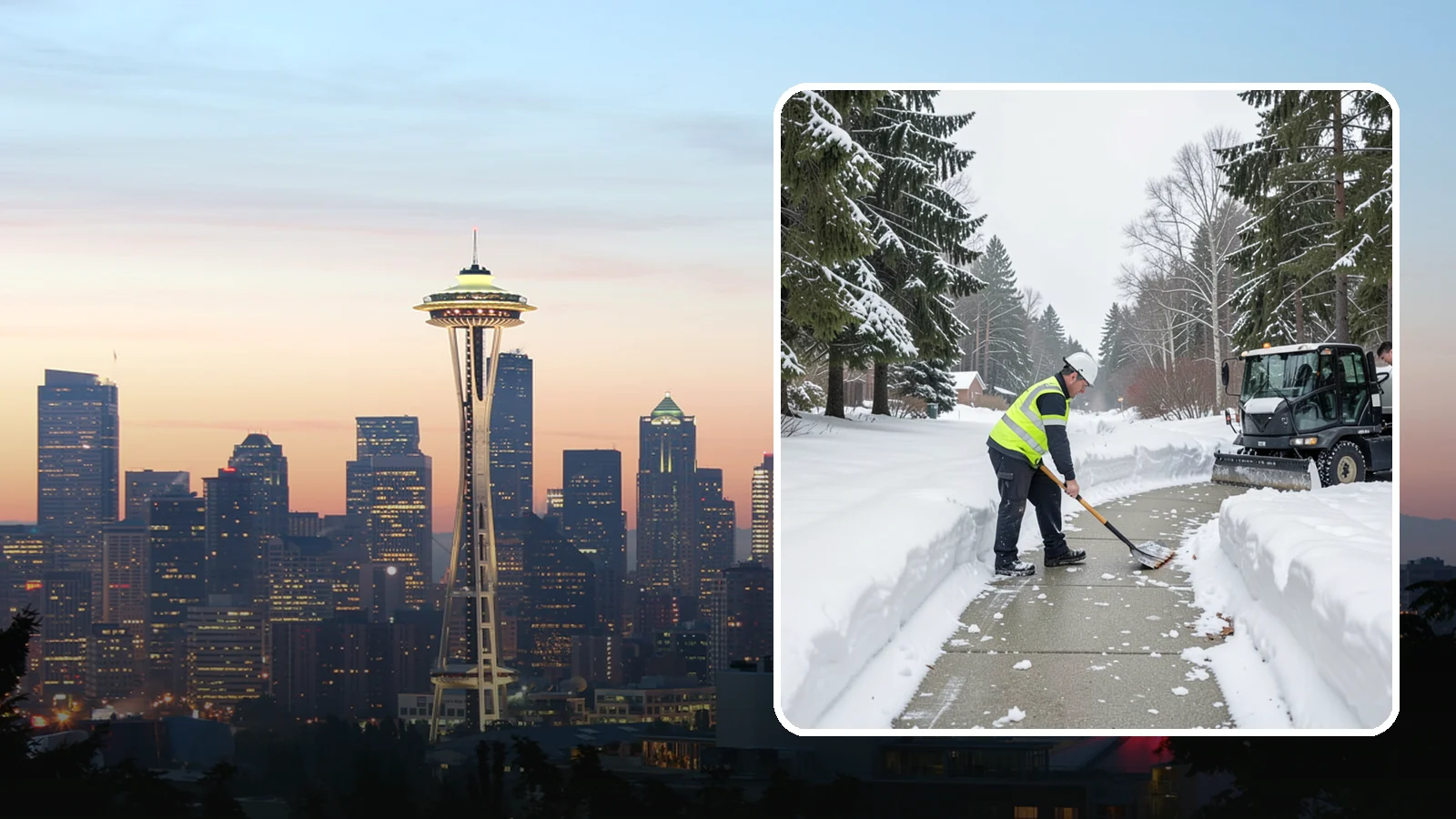 Generator Access Clearing in Seattle, King County, WA - We clear snow and ice from around backup generators and their controls so they stay serviceable during Western Washington outages.