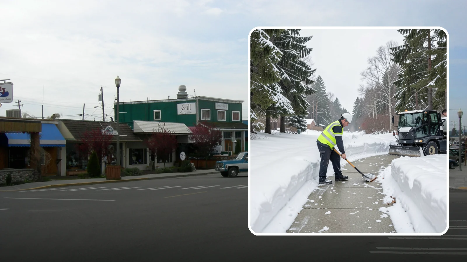 Generator Access Clearing in Stanwood, Snohomish County, WA - We clear snow and ice from around backup generators and their controls so they stay serviceable during Western Washington outages.
