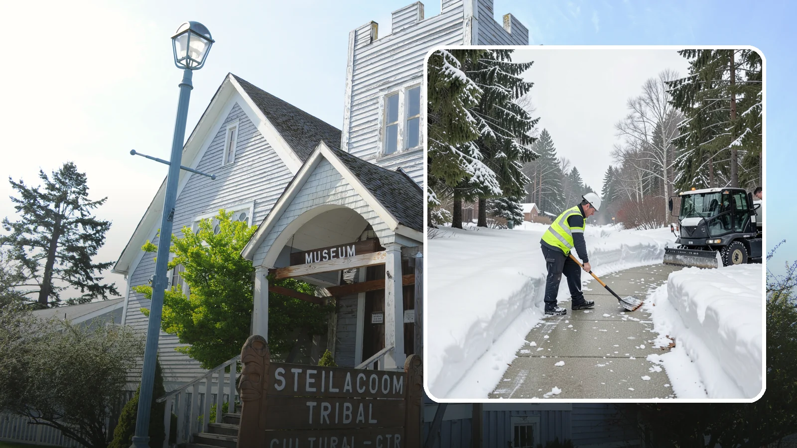 Generator Access Clearing in Steilacoom, Pierce County, WA - We clear snow and ice from around backup generators and their controls so they stay serviceable during Western Washington outages.