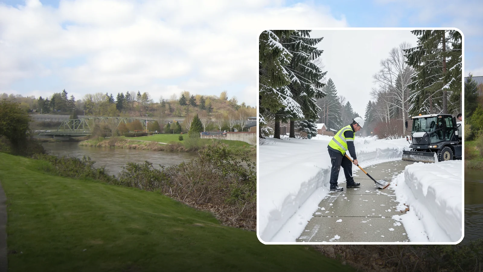 Generator Access Clearing in Tukwila, King County, WA - We clear snow and ice from around backup generators and their controls so they stay serviceable during Western Washington outages.