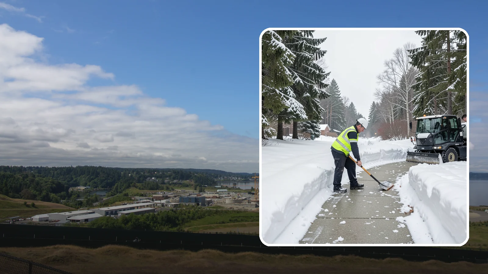 Generator Access Clearing in University Place, Pierce County, WA - We clear snow and ice from around backup generators and their controls so they stay serviceable during Western Washington outages.
