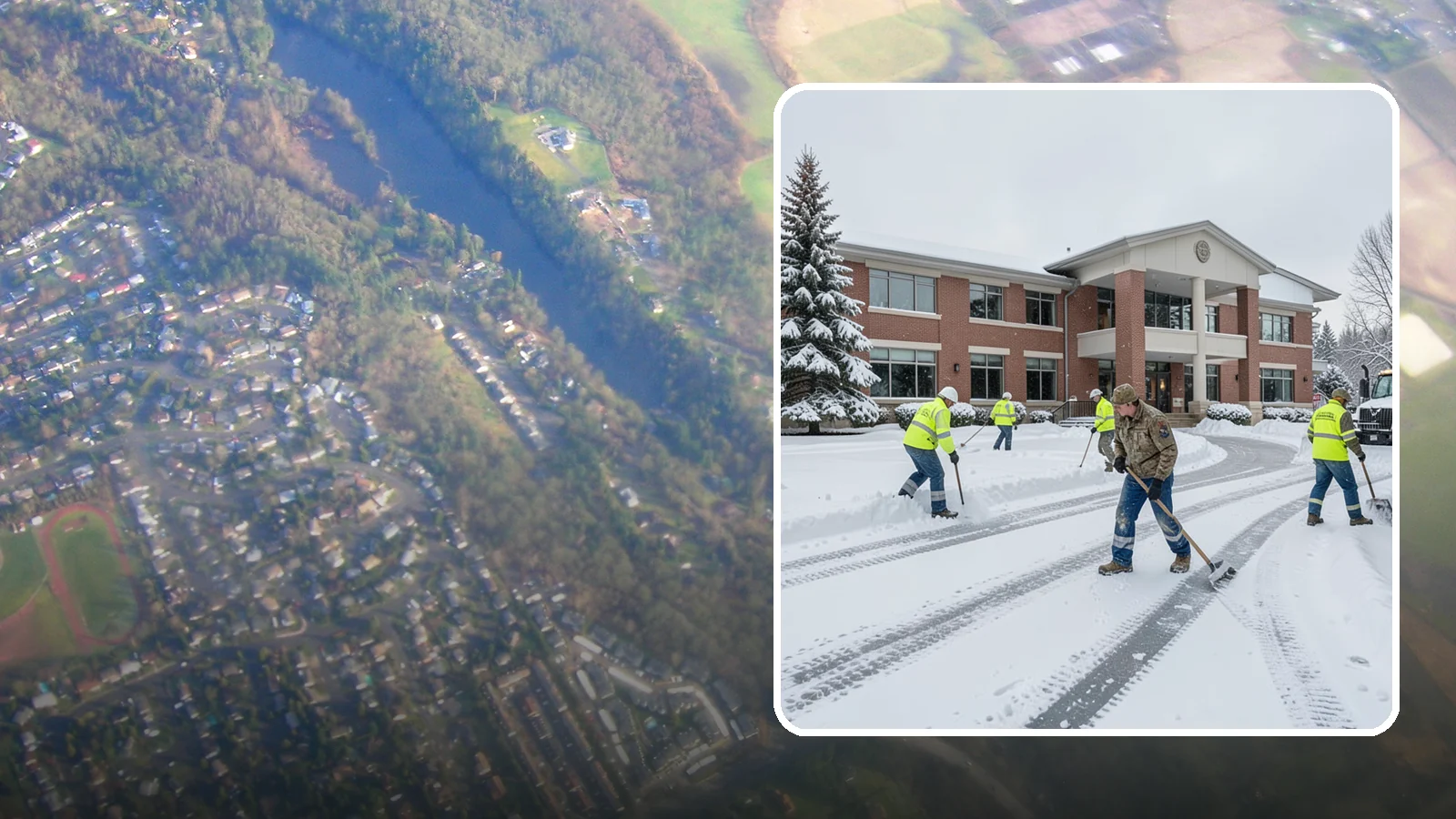 Government Building Snow Removal in Algona, King County, WA - Public buildings must stay open and accessible, so we keep civic entrances, ADA routes, and public parking clear to code.
