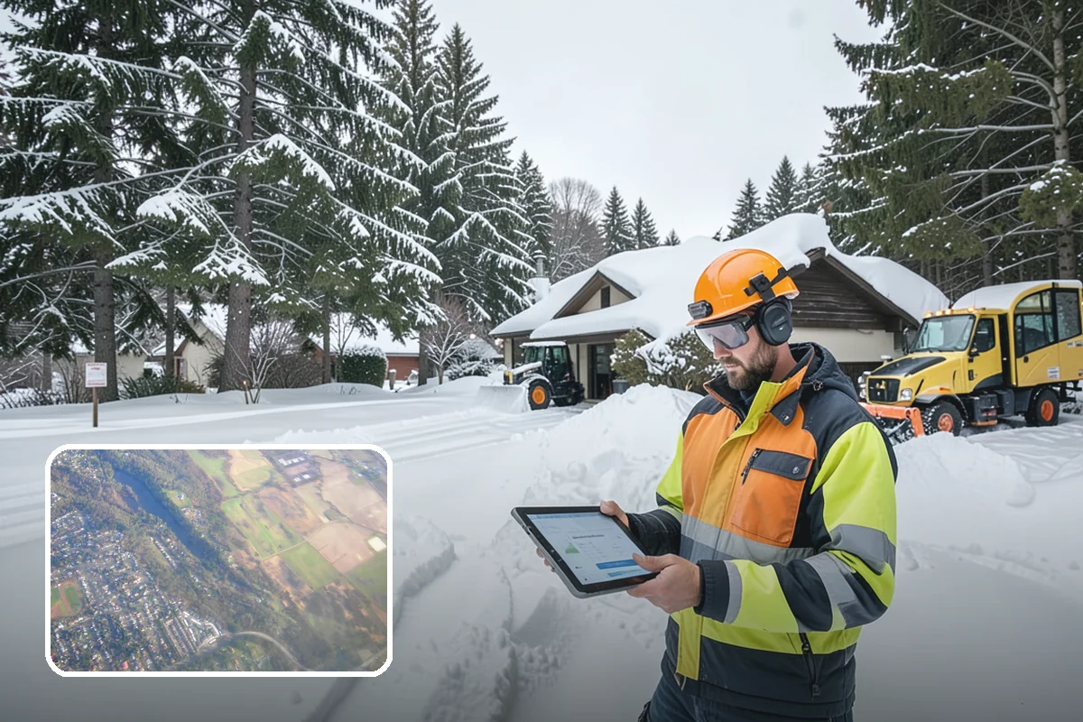 Government Building Snow Removal in Algona, King County, WA - ADA entrances and accessible routes cleared to standard