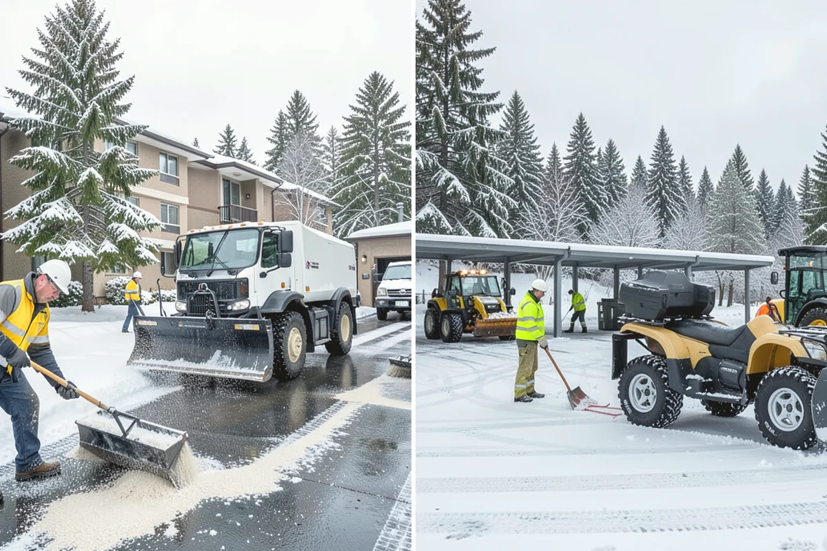 Government Building Snow Removal in Anacortes, Skagit County, WA - Identify ADA routes, public entrances, and civic parking