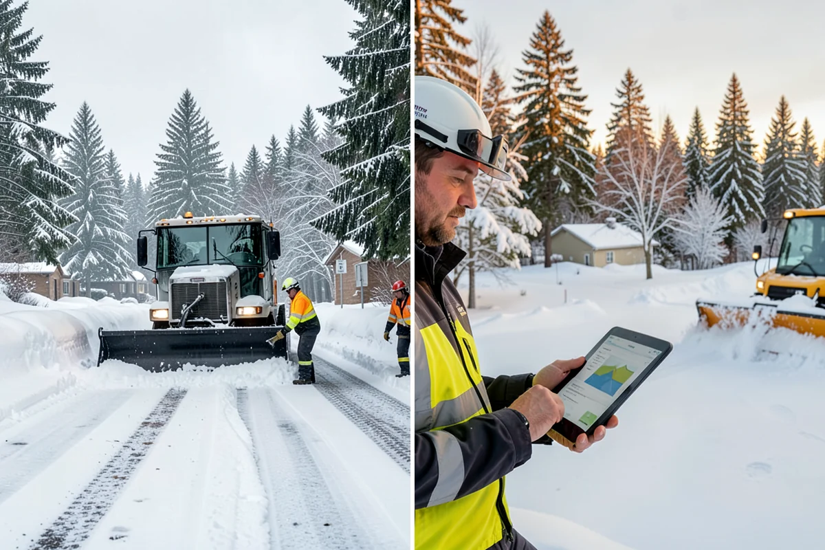 Government Building Snow Removal in Arlington, Snohomish County, WA - Identify ADA routes, public entrances, and civic parking