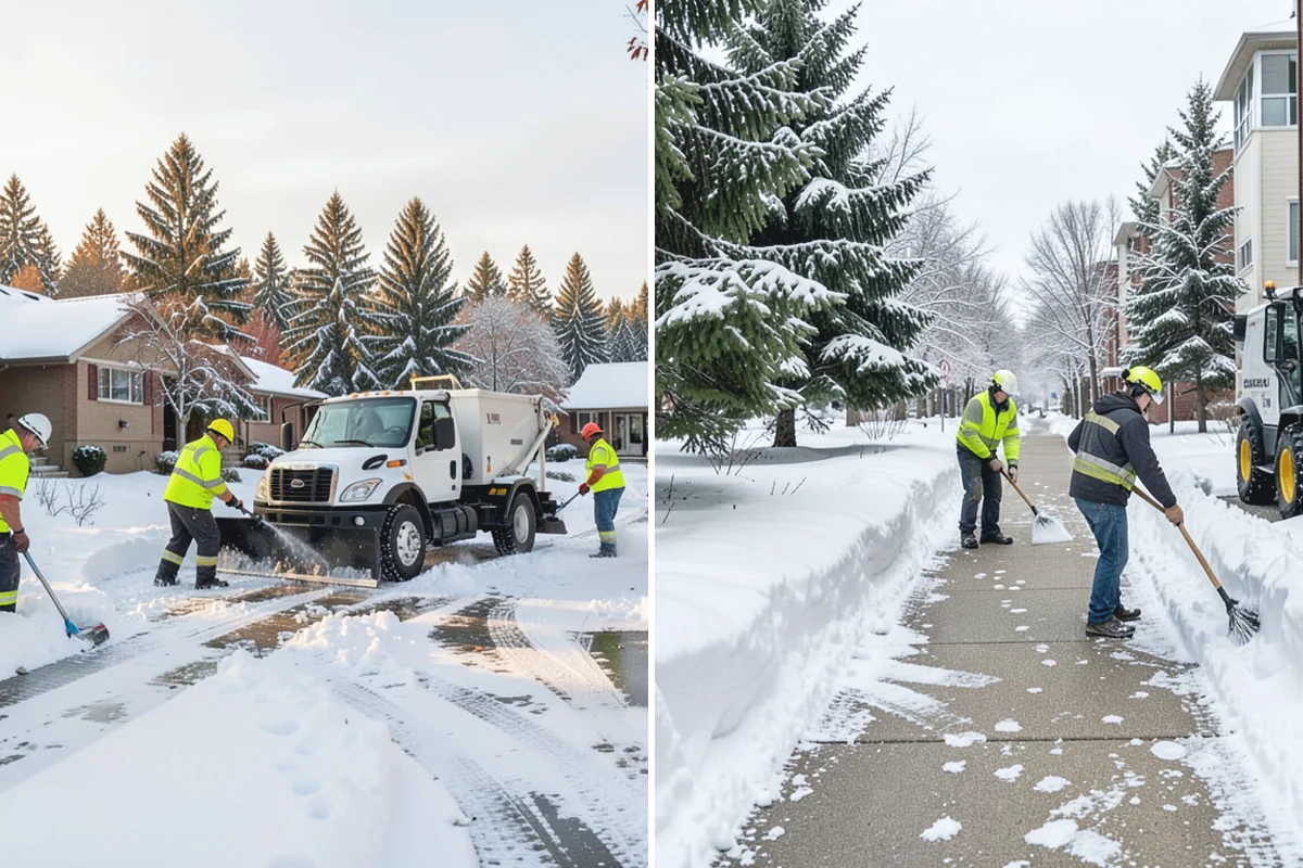 Government Building Snow Removal in Auburn, King County, WA - Identify ADA routes, public entrances, and civic parking