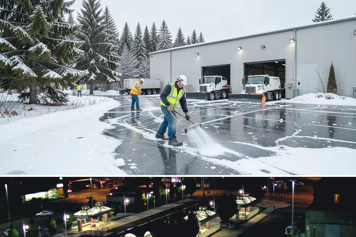 Government Building Snow Removal in Auburn, King County, WA - Civic buildings need coverage November through February whenever lowland snow disrupts public access.