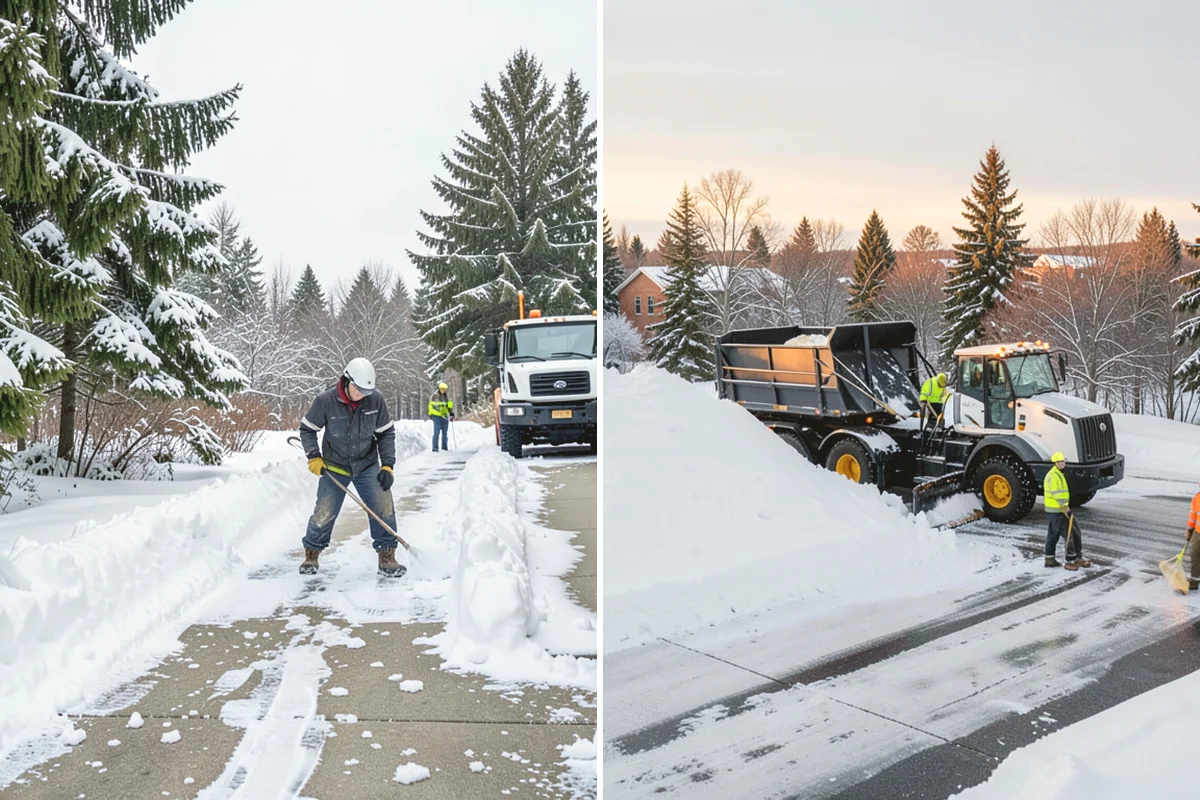 Government Building Snow Removal in Black Diamond, King County, WA - Identify ADA routes, public entrances, and civic parking