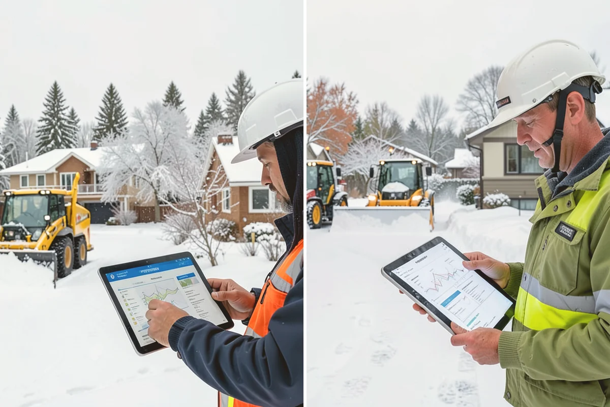 Government Building Snow Removal in Bothell, King County, WA - Identify ADA routes, public entrances, and civic parking