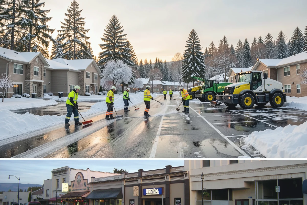 Government Building Snow Removal in Burlington, Skagit County, WA - Civic buildings need coverage November through February whenever lowland snow disrupts public access.