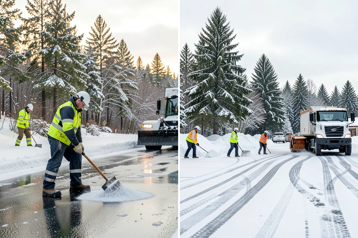 Government Building Snow Removal in Clyde Hill, King County, WA - Identify ADA routes, public entrances, and civic parking
