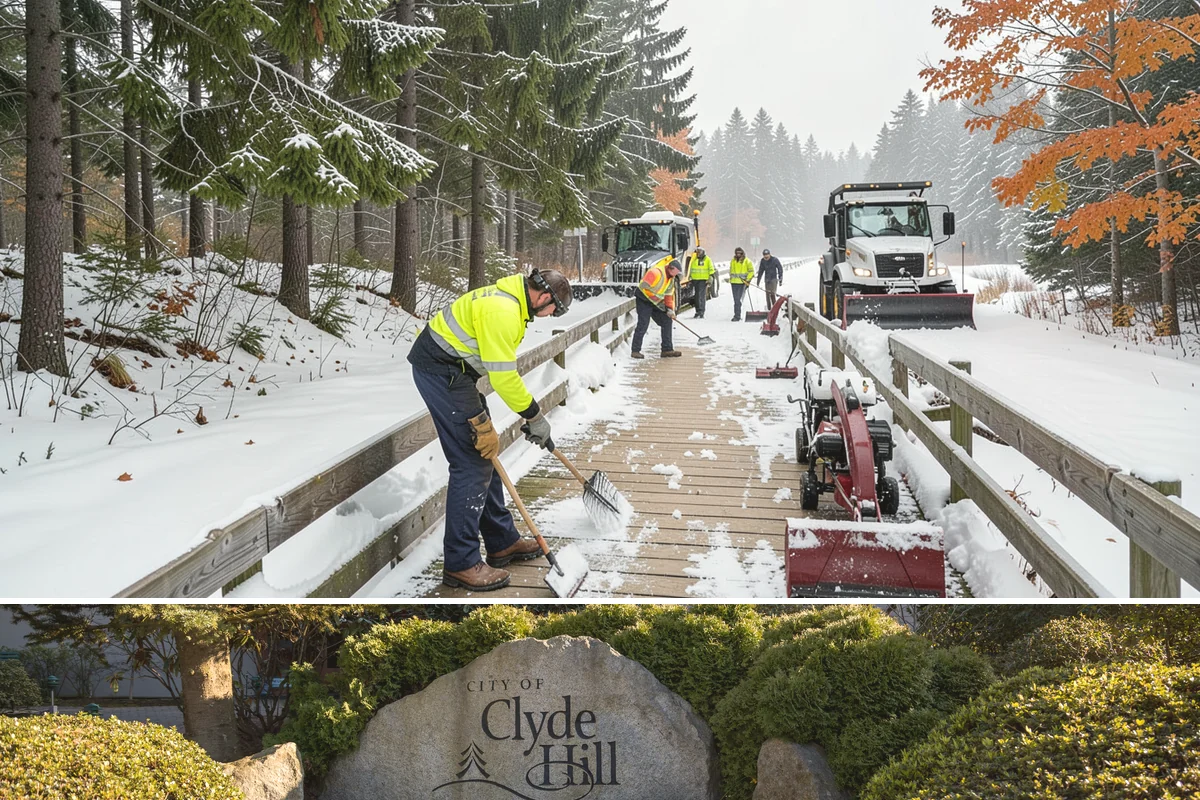 Government Building Snow Removal in Clyde Hill, King County, WA - Civic buildings need coverage November through February whenever lowland snow disrupts public access.