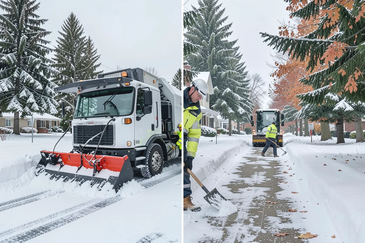 Government Building Snow Removal in Coupeville, Island County, WA - Identify ADA routes, public entrances, and civic parking