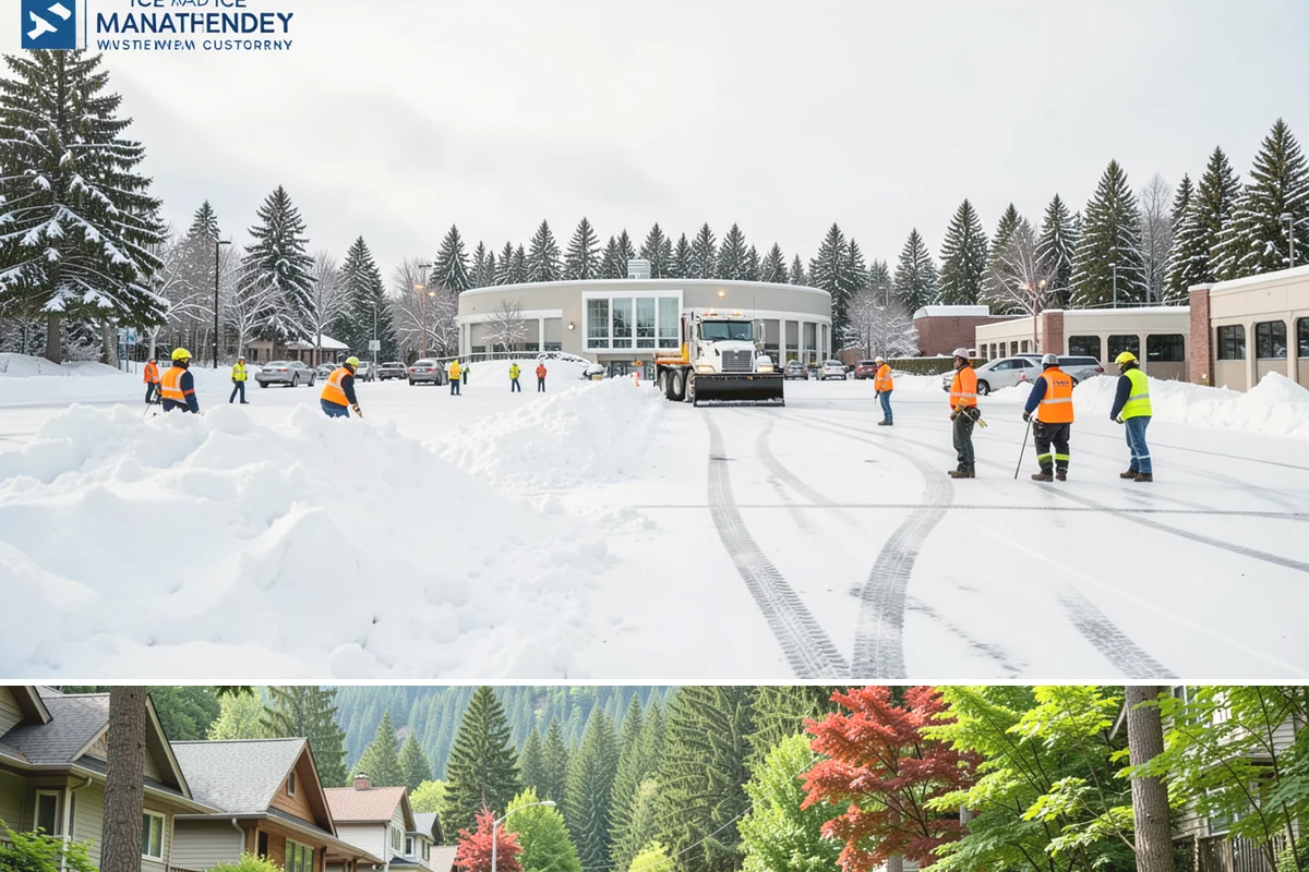 Government Building Snow Removal in Darrington, Snohomish County, WA - Civic buildings need coverage November through February whenever lowland snow disrupts public access.