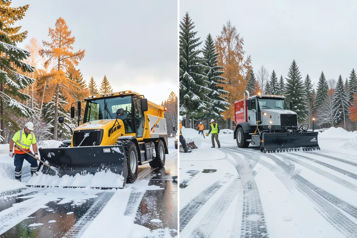 Government Building Snow Removal in Des Moines, King County, WA - Identify ADA routes, public entrances, and civic parking