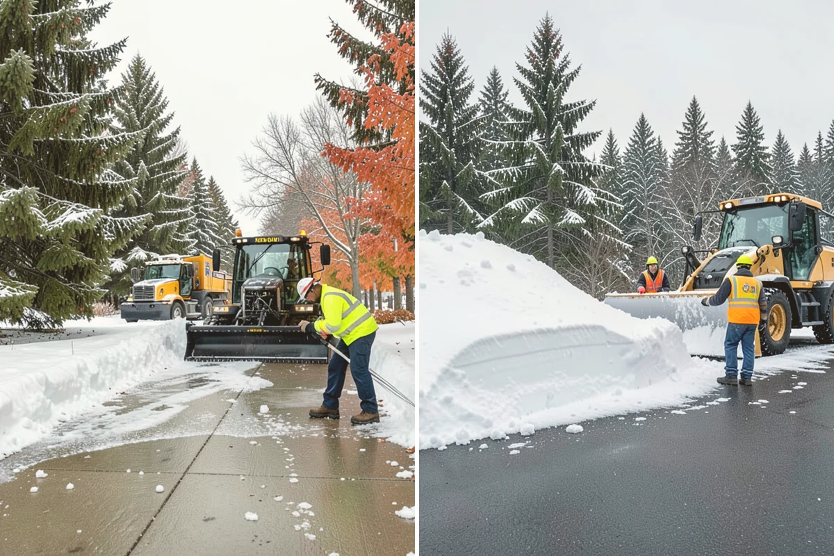 Government Building Snow Removal in Eatonville, Pierce County, WA - Identify ADA routes, public entrances, and civic parking