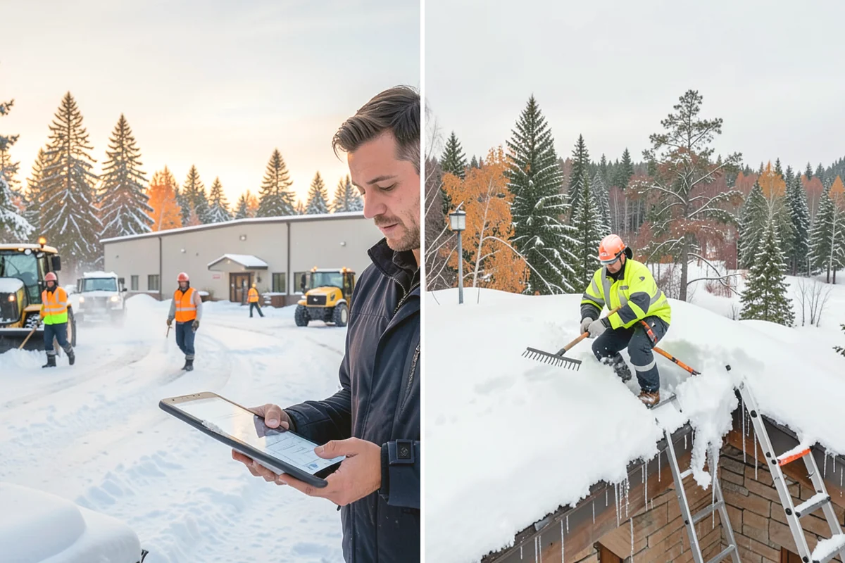Government Building Snow Removal in Edgewood, Pierce County, WA - Identify ADA routes, public entrances, and civic parking