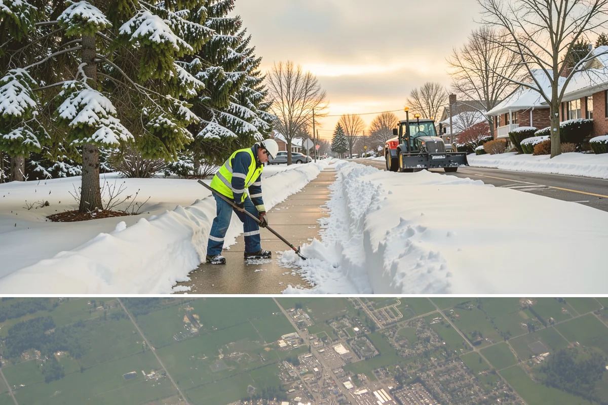 Government Building Snow Removal in Enumclaw, King County, WA - Civic buildings need coverage November through February whenever lowland snow disrupts public access.