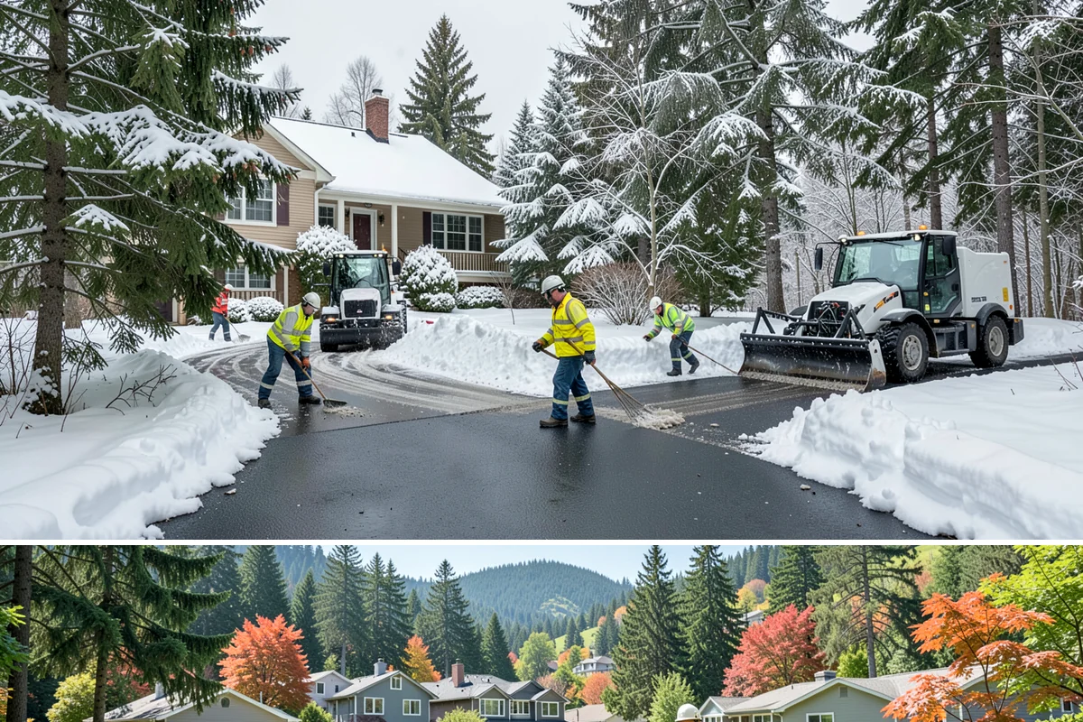 Government Building Snow Removal in Fircrest, Pierce County, WA - Civic buildings need coverage November through February whenever lowland snow disrupts public access.