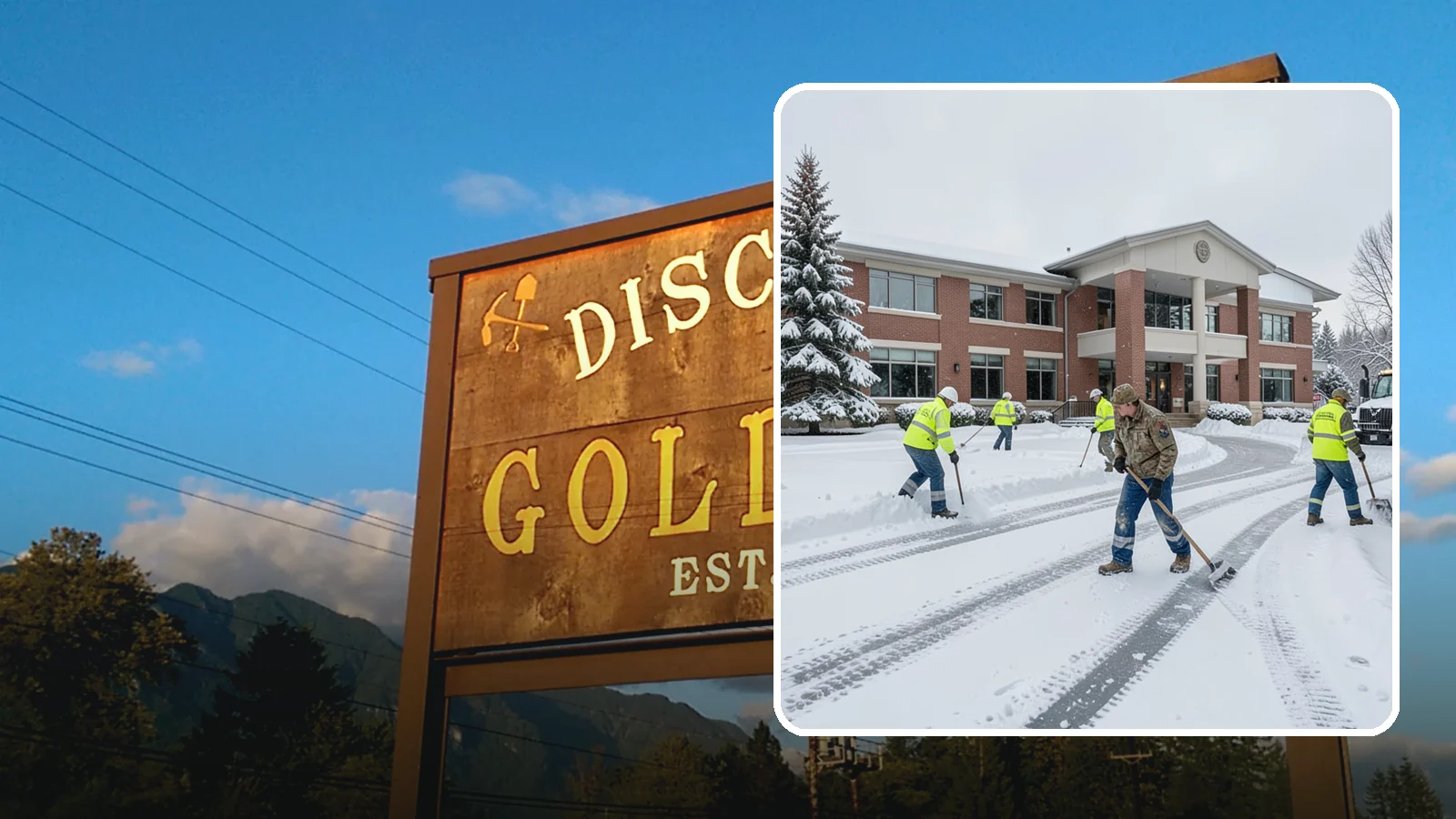 Government Building Snow Removal in Gold Bar, Snohomish County, WA - Public buildings must stay open and accessible, so we keep civic entrances, ADA routes, and public parking clear to code.