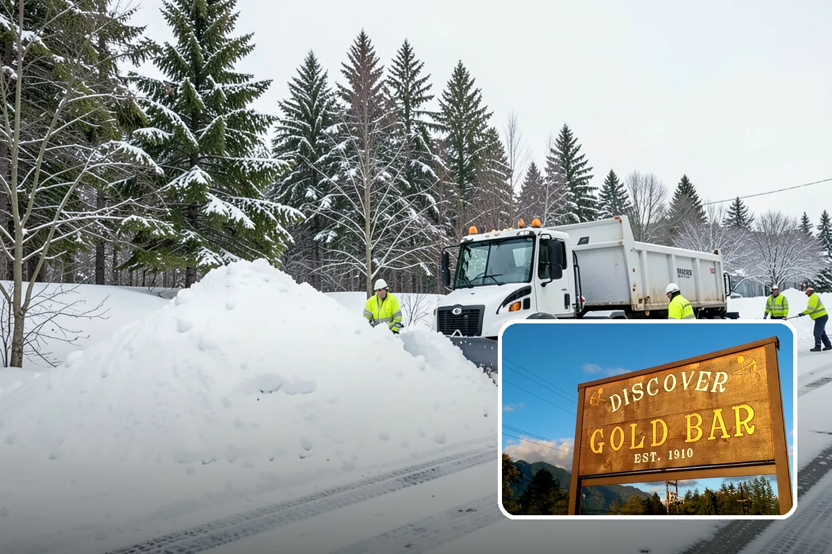 Government Building Snow Removal in Gold Bar, Snohomish County, WA - ADA entrances and accessible routes cleared to standard