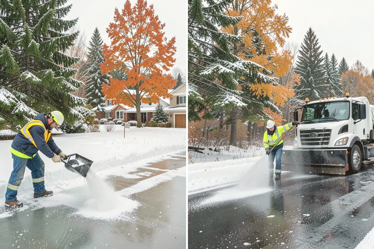 Government Building Snow Removal in Kent, King County, WA - Identify ADA routes, public entrances, and civic parking