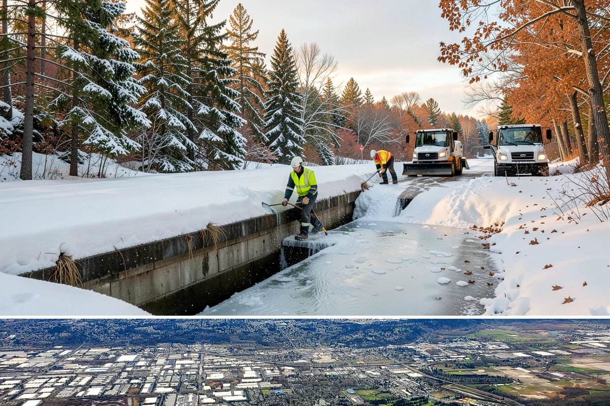 Government Building Snow Removal in Kent, King County, WA - Civic buildings need coverage November through February whenever lowland snow disrupts public access.