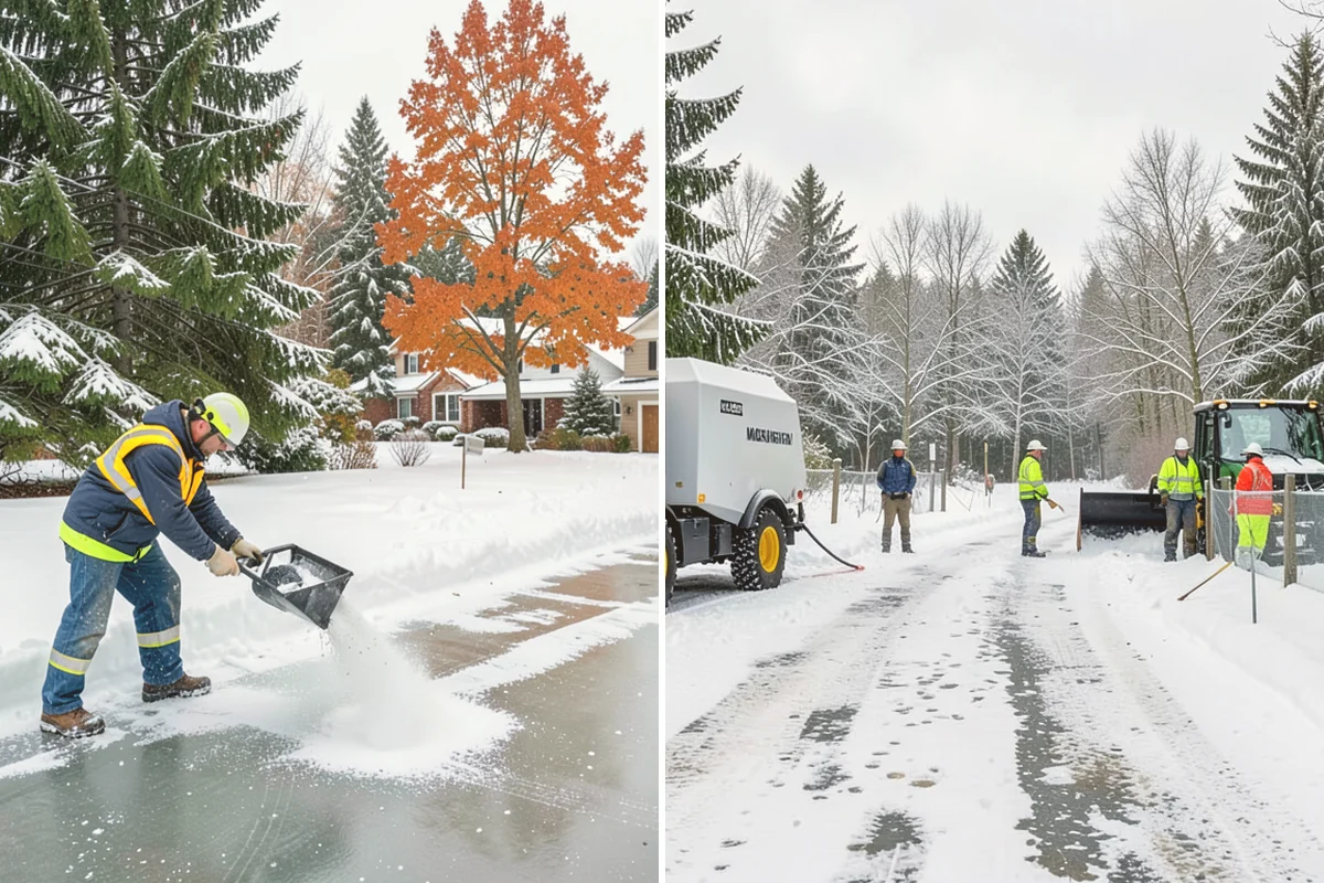 Government Building Snow Removal in Kirkland, King County, WA - Identify ADA routes, public entrances, and civic parking