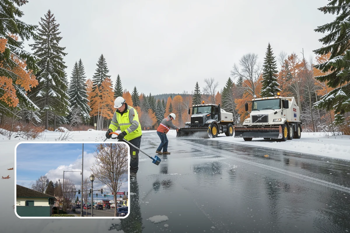 Government Building Snow Removal in Marysville, Snohomish County, WA - ADA entrances and accessible routes cleared to standard